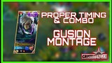 PROPER TIMING AND COMBO | GUSION MONTAGE⚡#1 | MLBB