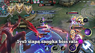 1vs5 darah sisa secuil 🔥 siapa sangka bisa savage 🔥