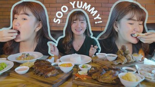 MUKBANG + Q&A  (ft. Hermanos Restaurant)