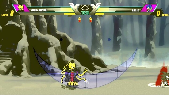 JUMP FORCE MUGEN V11 | | KORO-SENSEI VS SONIC ]