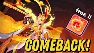 AKHIRNYA COMEBACK MONKEY KING! FREE HERO MYTHICAL & MONTHLY CARD - MONKEY KING AREA OF HEROES