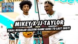 Mikey Williams Battles RIVAL School in FINAL Regular Season Game! JJ Taylor IS CLUTCH!!!