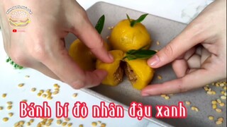 Món bí đỏ nhân đậu xanh, cách làm thật đơn giản #banhbido #dauxanh #monngonnhalam