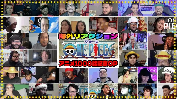 海外の反応 ワンピース 1000話記念 Op ウィーアー を見た外国人が大興奮 One Piece Op24 We Are Reaction Mashup Bstation