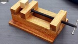 DIY Wooden Vise - Drill Press Vise