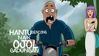 Beginilah jadinya bila Hantu Bencong naik Ojol Gadungan - Kartun Horror Lucu