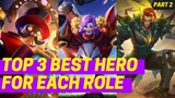 BEST HEROES IN MOBILE LEGENDS | BEST HERO FOR EACH ROLE MOBILE LEGENDS 2021