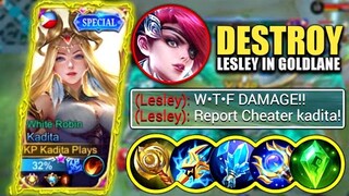 KADITA DESTROY LESLEY IN RANK GAME!! | KADITA BEST BUILD 2022 | MLBB