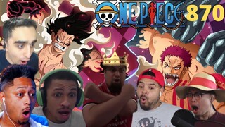 SNAKEMAN LUFFY VS KATAKURI ! ONE PIECE EPISODE 870 REACTION MASHUP