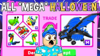 Trading EVERY *MEGA HALLOWEEN PET* In Adopt Me Roblox!! Adopt Me Halloween 2022 Week 1 (COMPILATION)