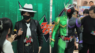 Về việc cosplay Shotaro đi dự buổi họp Kamen Rider W và được chọn để giao lưu