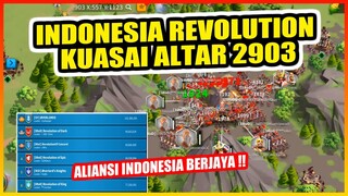 HAMPIR SEMUA ALTAR DIKUASAI ALIANSI INDONESIA !! RISE OF KINGDOMS KD 2903