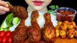 Spicy Food||Spicy Chicken legs Curry & Quail Eggs