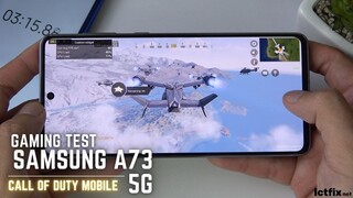 Samsung Galaxy A73 Call of Duty Gaming test CODM | Snapdragon 778G 5G, 120Hz Display