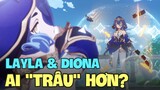 Khiên Layla tốt đến đâu? - So sánh với khiên Diona và Zhongli | Genshin Impact 3.2