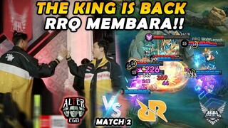 THE KING IS BACK!! GILA RRQ BENER2 BERUBAH TOTAL COY!! SKYLAR MEMBARA - RRQ VS AE MATCH 2