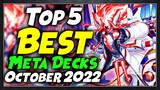 Top 5 BEST Meta Decks | October 2022 | Yu-Gi-Oh!