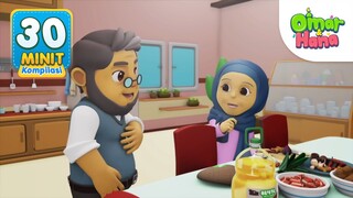 Omar & Hana Kompilasi 30 Minit - Kisah Kanak kanak Islami