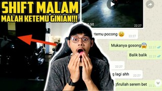 APESSSS!!! KERJA MALAM MALAH KETEMU POCONG | CHAT HISTORY SERAM RIZKY AULIA