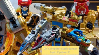 DX X emperor slash gunner X เอมเพอร์เรอร์ สแลช กันเนอร์ lupinranger vs patranger