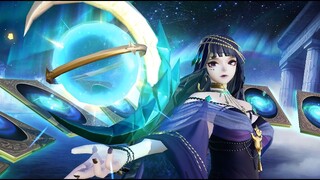 Preview of Higanbana's brand-new Battle Pass Skin "Moon Trailing Stars" | Onmyoji Arena