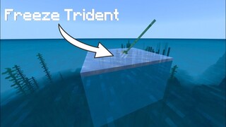 Minecraft: Freeze Trident | Tutorial using Commands