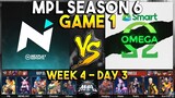 NXP SOLID VS OMEGA (GAME 1) | MPL PH S6 WEEK 4 DAY 3