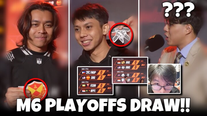 IS MY COOKED?! FIRST MATCH SRG VS FNOP!! THE PLAYOFFS DRAW IS CRAZY!! 🤯