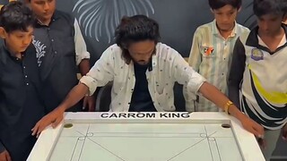 The Carrom King - Impossible Trick Shot 😲😲