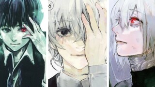 Enjoy some covers and illustrations of Tokyo Ghoul. The evolution of Ishida Sui's painting style (ar