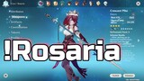 !Rosaria | Updated Rosaria Build Genshin Impact Physical DPS