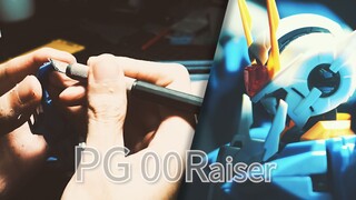 前方高能！一只超用心的up主制作PG 00Raiser高达【超强光影/踩点】 （中）