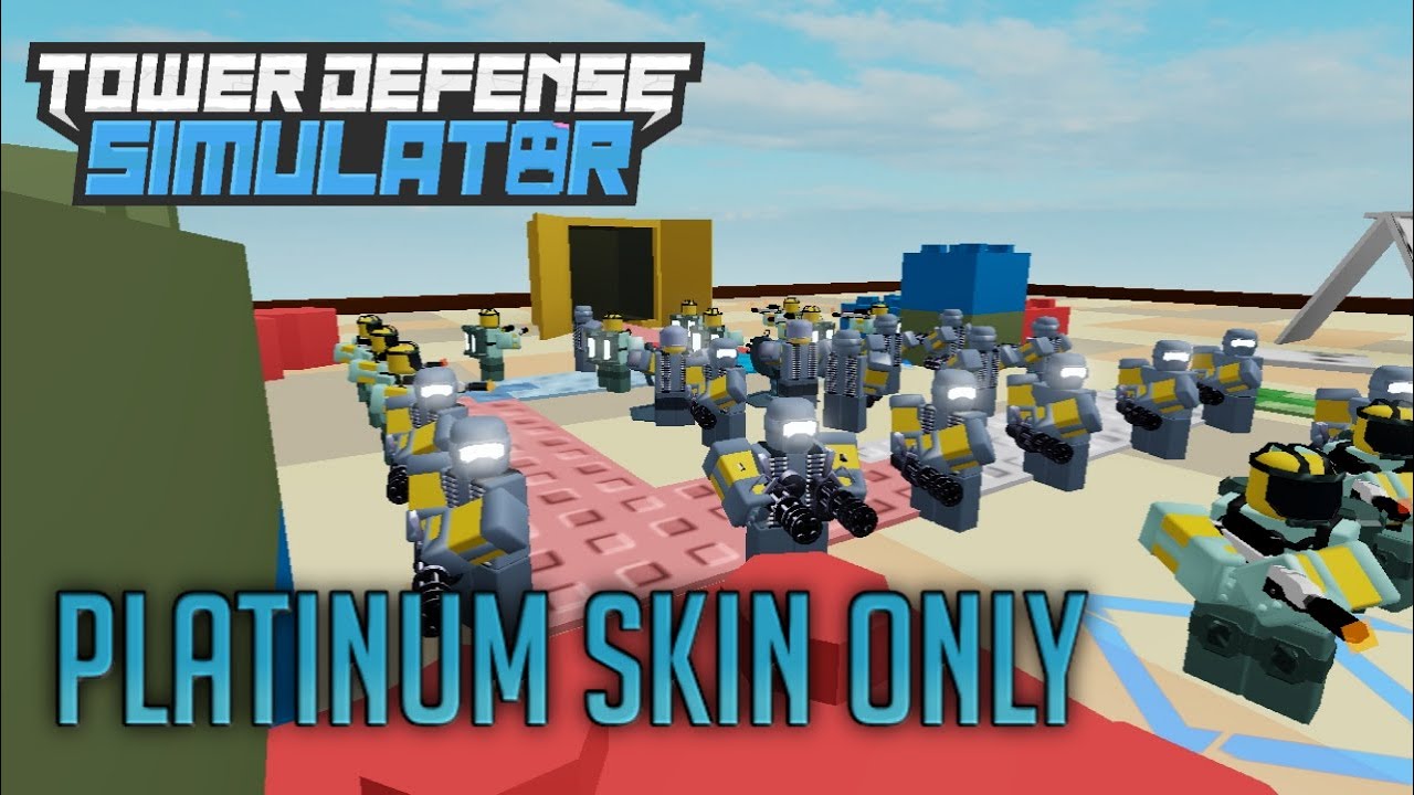 Getting Platinum Skin [In Nutshell] - Tower Defense Simulator [Roblox] -  Memes 