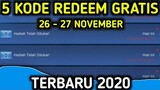 KODE REDEEM ML 2020 TERBARU 26 - 27 NOVEMBER | GRATIS, MOBILE LEGEND LEGENDS HARI INI, DIAMOND, SKIN