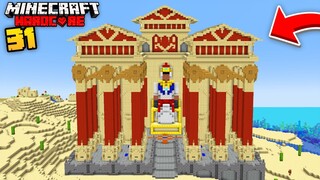 I Transformed the DESERT TEMPLE in Minecraft Hardcore