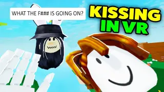 Roblox VR Hands But.. I Decided To Kiss People - Funny Moments