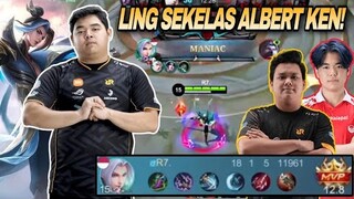 R7 LING FAST HAND 18 KILL SEKELAS ALBERTTT & SUPER KENN !! - MOBILE LEGENDS