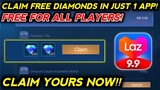 NEW EVENT CLAIM FREE 999 DIAMONDS IN JUST 1 APP ONLY! HURRY LIMITED TIME ONLY! MOBILE LEGENDS