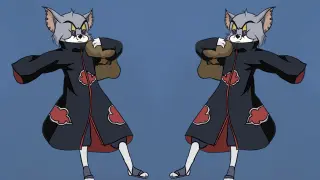 A mashup of "Naruto" and "Tom and Jerry"