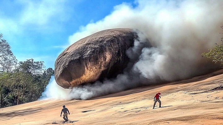 Massive Rockfalls Caught on Camera !