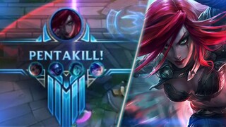 KATARINA WILD RIFT - PENTAKILL BUILD & RUNES - Fast paced GAMEPLAY