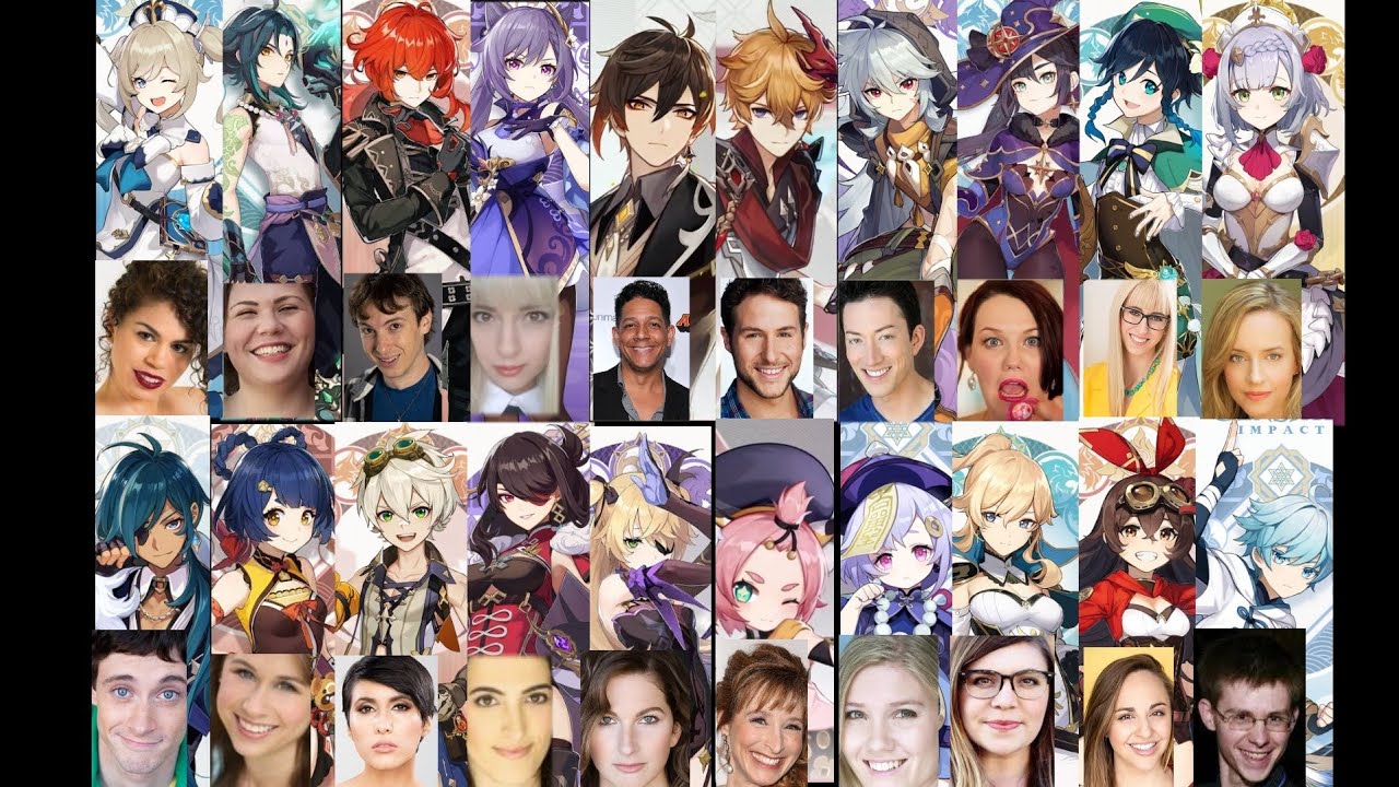 The Cast of Genshin Impact Anime Adaptation Part 2  rGenshinImpact