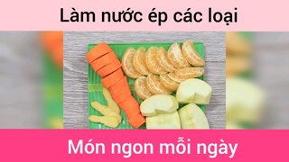 Làm nước ép các loại