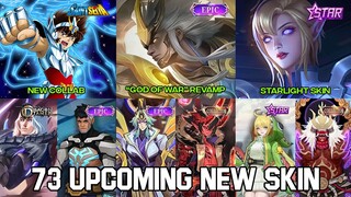 73 UPCOMING NEW SKIN MLBB (More Epic/Collector Coming + New Collab) - Mobile Legends Bang Bang