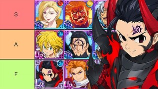 BEST Heroes TIER LIST (Emergency Changes Edition) | Seven Deadly Sins: Grand Cross