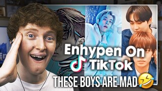 THESE BOYS ARE MAD! (Enhypen TikTok Compilation 2022 | Reaction)