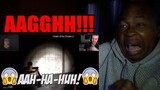 REACTING TO SCARY VIDEO'S IN THE DARK!! (immediate regret....) Try Not To Get Scared Challenge