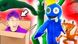 RAINBOW FRIENDS IN REAL LIFE!? (LANKYBOX RAINBOW FRIENDS PRANK GONE WRONG!)