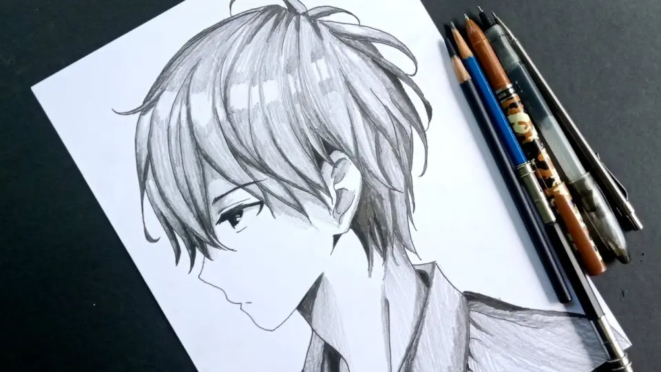 How to DRAW anime boy in SIDE VIEW [Anime Drawing Tutorial For Beginners] -  Bilibili