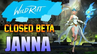 JANNA HIGHLIGHTS - WILD RIFT CLOSED BETA